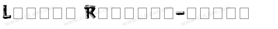 Logger Regular字体转换